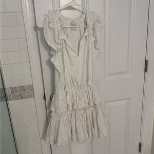 White MISA Mini Dress